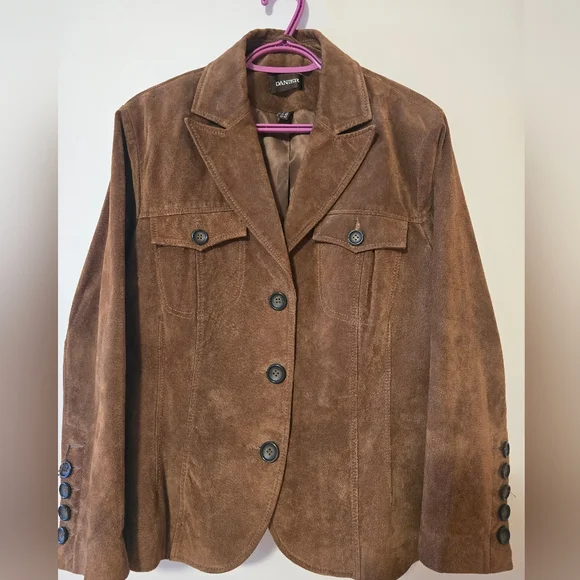 Brown Suede Jacket - Picture 1 of 2